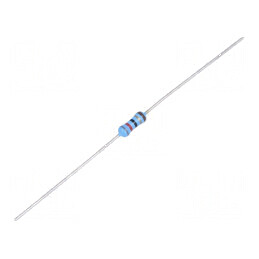 Rezistor film subțire THT 82Ω 600mW ±1% Ø2,5x6,5mm 50ppm/°C | Electronic-mag.ro | Componente Electronice