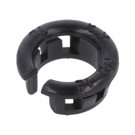 Manșon poliamidă neagră 1,6mm | Electronic-mag.ro | Componente Electronice