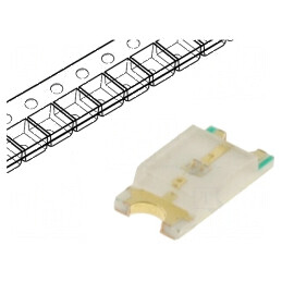 LED SMD 1206 Albastru 160-220mcd 3.2x1.6x0.68mm 120° 20mA | Electronic-mag.ro | Componente Electronice
