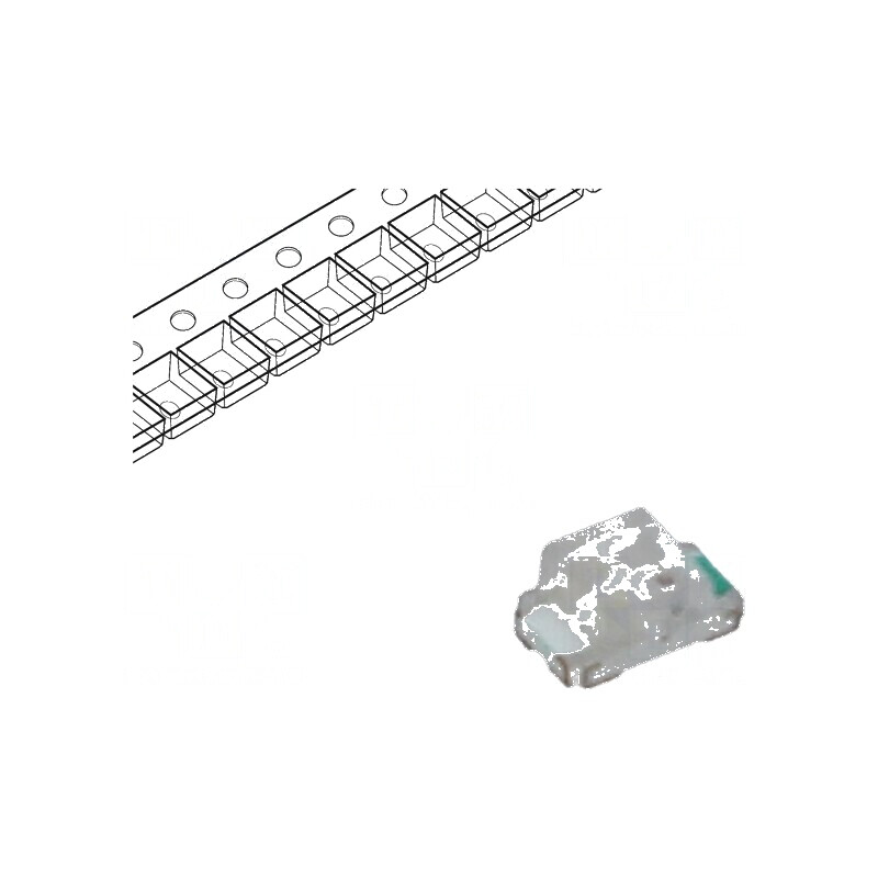 LED SMD 0805 RGB 2x1,25mm 20mA Lumin.roșu 80-180mcd | Electronic-mag.ro | Componente Electronice