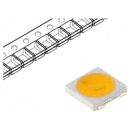 LED SMD 3030 Alb Cald 50-58lm 2580-3250K 150mA 120° | Electronic-mag.ro | Componente Electronice