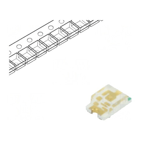 LED SMD 0805 Albastru 90-200mcd 2x1,25x0,7mm 140° 2,8-3,5V | Electronic-mag.ro | Componente Electronice
