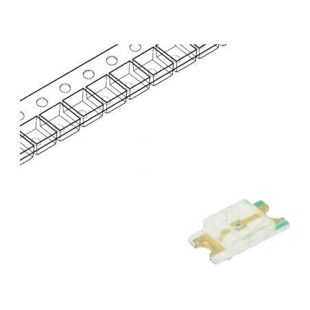LED SMD 1206 roșie 20-90mcd 3,2x1,6x0,7mm 140° 1,8-3V 20mA | Electronic-mag.ro | Componente Electronice