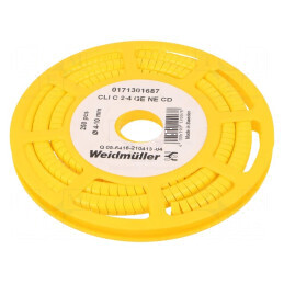 Markere Marcaj PVC galben 4-10mm 30-80°C | Electronic-mag.ro | Componente Electronice