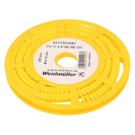 Markere Marcaj PVC galben 4-10mm 30-80°C | Electronic-mag.ro | Componente Electronice