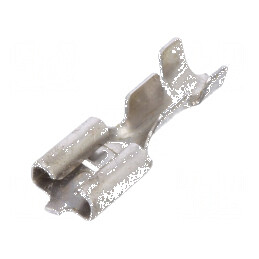 Terminal plat 6,3mm 0,8mm mamă crimpat pe cablu 1÷2,5mm2 | Electronic-mag.ro | Componente Electronice