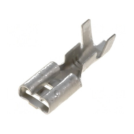 Terminal plat 4,8mm mamă 0,5mm 1,5÷2,5mm2 crimpat pe cablu | Electronic-mag.ro | Componente Electronice