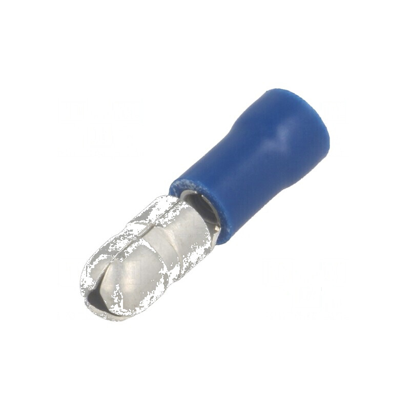 Terminal rotund tată Ø 5mm 1,5÷2,5mm² crimpat pe cablu | Electronic-mag.ro | Componente Electronice