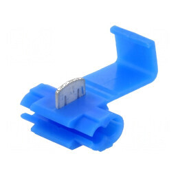 Conector cu eliberare rapidă IDC 1,5-2,5mm² cablu albastru | Electronic-mag.ro | Componente Electronice
