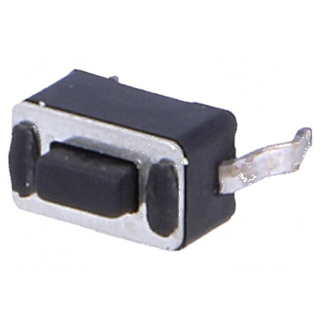 Microîntrerupător TACT SPST-NO 0,05A 12VDC THT | Electronic-mag.ro | Componente Electronice