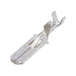 Terminal plat 6,3mm tată 0,75-2mm² crimpat pe cablu | Electronic-mag.ro | Componente Electronice