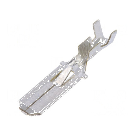 Terminal plat 6,3mm tată 0,75-2mm² crimpat pe cablu | Electronic-mag.ro | Componente Electronice