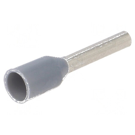 Vârf tub capăt izolată cupru 0,75mm2 8mm gri cositorit | Electronic-mag.ro | Componente Electronice