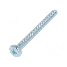 Şurub M2,5x25mm Cap Rotund Phillips PH1 Oţel Zincat | Electronic-mag.ro | Componente Electronice