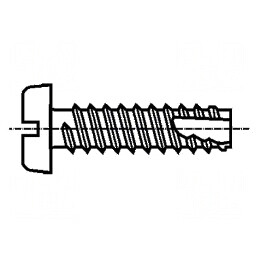 Şurub 2,9x22 cap rotund crestat oţel călit zincat | Electronic-mag.ro | Componente Electronice