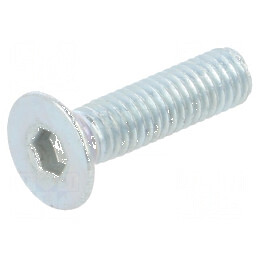 Şurub M3x12 îngropat imbus HEX 2mm oţel zincat | Electronic-mag.ro | Componente Electronice