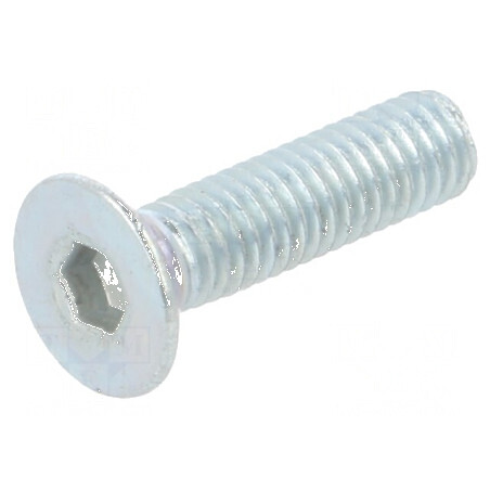 Şurub M3x12 îngropat imbus HEX 2mm oţel zincat | Electronic-mag.ro | Componente Electronice