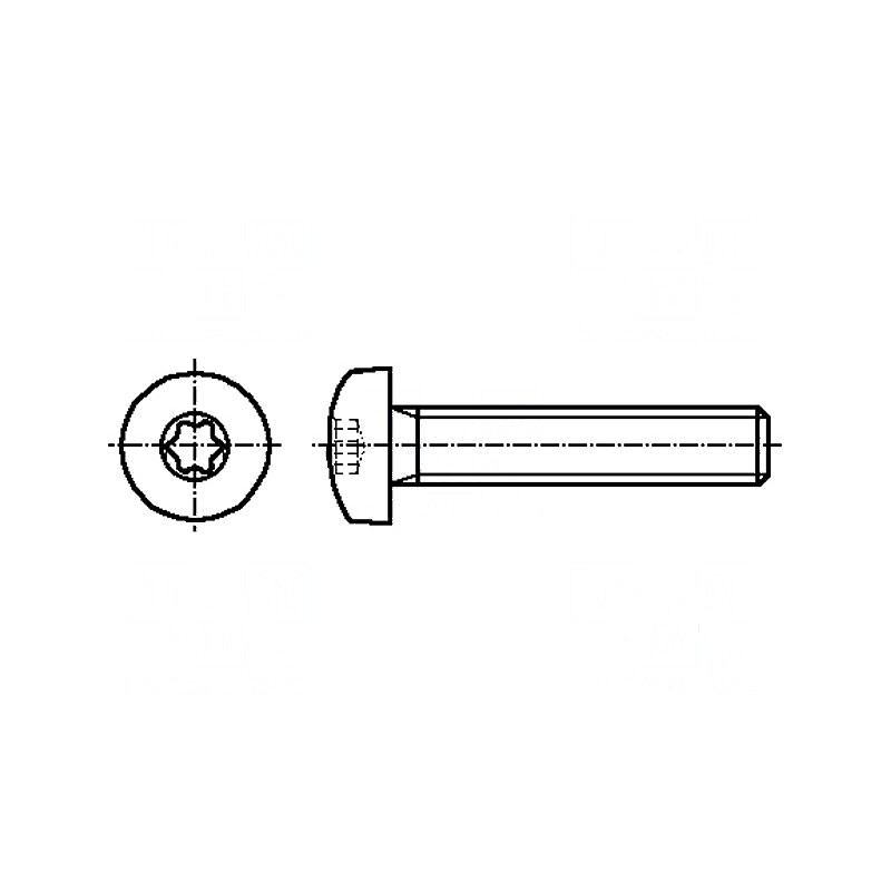 Şurub M4x10 Torx TX20 oțel inoxidabil A2 | Electronic-mag.ro | Componente Electronice