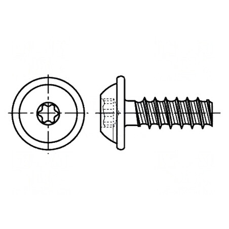 Şurub plastic 3x10 Torx® PLUS 10IP oţel zincat | Electronic-mag.ro | Componente Electronice