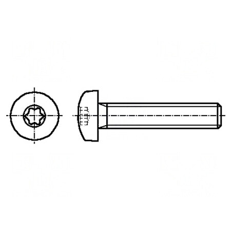 Şurub M4x8 Torx TX20 oțel inoxidabil A2 | Electronic-mag.ro | Componente Electronice