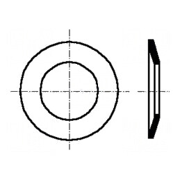 Şaibă conică M6 D14mm h1,5mm oţel elastic zincat | Electronic-mag.ro | Componente Electronice