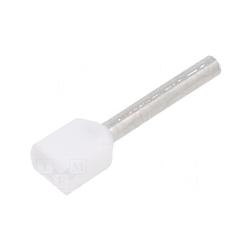 Vârf tub de capăt izolată dublă cupru 0,75mm² 14mm cositorit | Electronic-mag.ro | Componente Electronice Vârf tub de capăt izolată dublă cupru 0,75mm² 14mm cositorit | Electronic-mag.ro | Componente Electronice