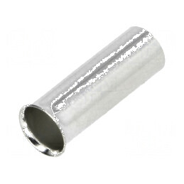 Vârf tub de capăt neizolat cupru 10mm2 15mm cositorit 8AWG | Electronic-mag.ro | Componente Electronice