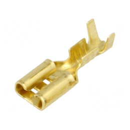 Terminal plat 4,8mm mamă 0,5-1,25mm2 crimpat | Electronic-mag.ro | Componente Electronice