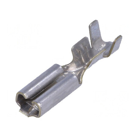 Terminal plat 2,8mm mamă 0,5-1,25mm² crimpat pe cablu | Electronic-mag.ro | Componente Electronice