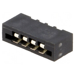 Conector FFC/FPC drept 4 PIN Non-ZIF THT cositorit 20mΩ 500V | Electronic-mag.ro | Componente Electronice