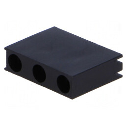 Carcasă diodă LED 3mm poliamidă unghi negru UL94V-2 | Electronic-mag.ro | Componente Electronice