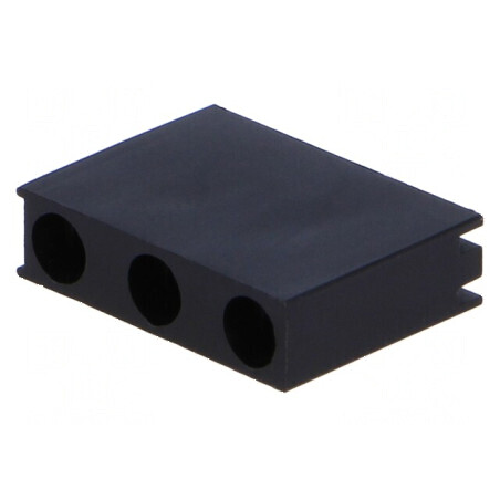 Carcasă diodă LED 3mm poliamidă unghi negru UL94V-2 | Electronic-mag.ro | Componente Electronice