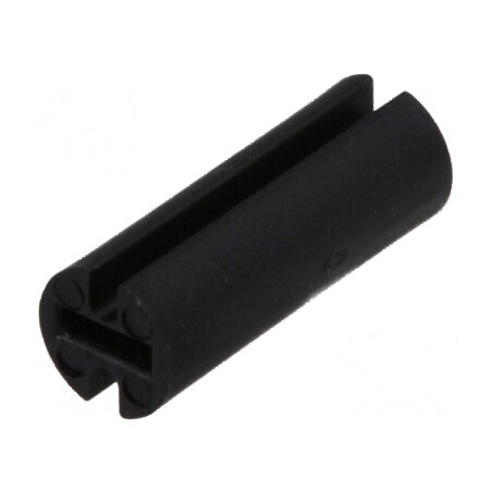 Bucșă de distanțare LED 4,5mm neagră pentru LED 3mm 12mm | Electronic-mag.ro | Componente Electronice