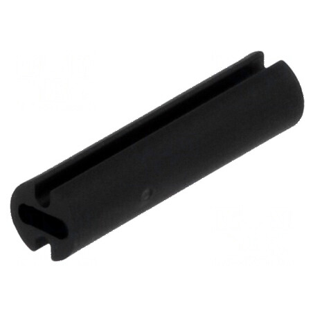 Bucșă de distanțare LED 4,5mm neagră pentru LED 3mm Lungime 18mm | Electronic-mag.ro | Componente Electronice