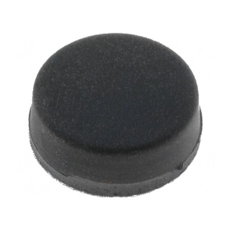 Picioruş autoadeziv negru din gumă 10mm x 9,5mm x 4,5mm | Electronic-mag.ro | Componente Electronice