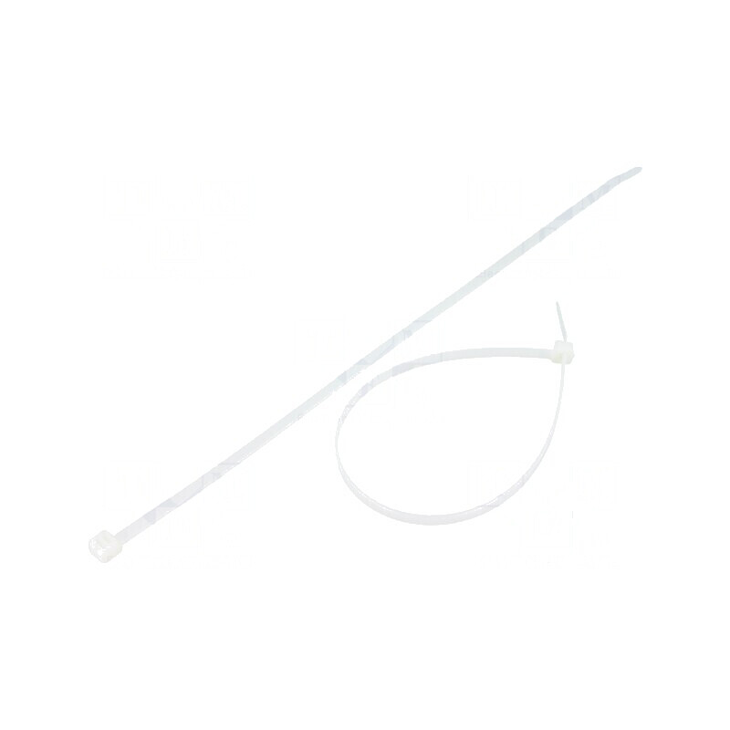 Colier strângere poliamidă 280mm 4,8mm 333N naturală | Electronic-mag.ro | Componente Electronice