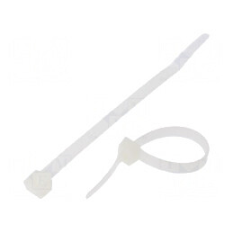 Colier de strângere poliamidă 150mm 7,6mm 533N naturală | Electronic-mag.ro | Componente Electronice