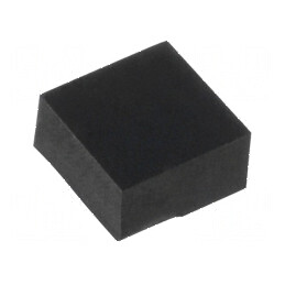 Picioruş autoadeziv negru din gumă 7mm x 7mm x 4mm | Electronic-mag.ro | Componente Electronice