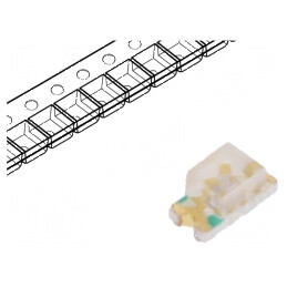 LED SMD 0603 Albastru 120mcd 1,6x0,8x0,8mm 130° 20mA | Electronic-mag.ro | Componente Electronice