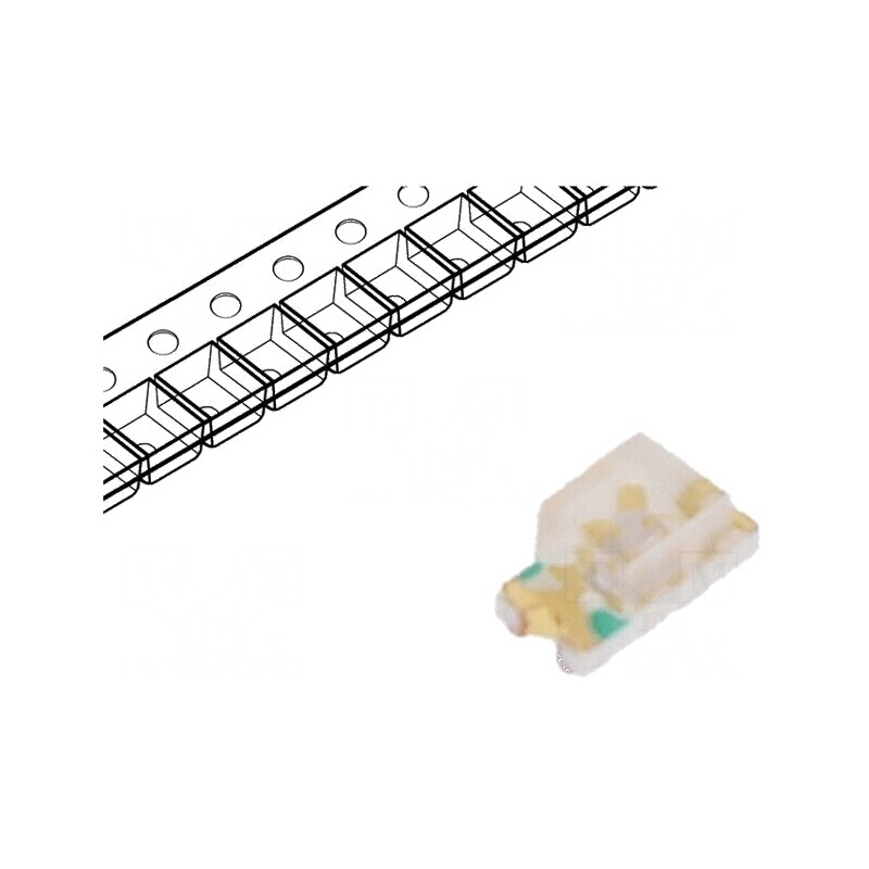 LED SMD 0603 Albastru 120mcd 1,6x0,8x0,8mm 130° 20mA | Electronic-mag.ro | Componente Electronice LED SMD 0603 Albastru 120mcd 1,6x0,8x0,8mm 130° 20mA | Electronic-mag.ro | Componente Electronice