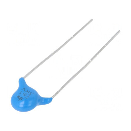 Condensator ceramic 150pF 3kVDC Y5P ±10% 7,5mm | Electronic-mag.ro | Componente Electronice