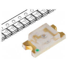 LED SMD 3216 Albastru 150mcd 3,2x1,6mm 150° 20mA 470nm | Electronic-mag.ro | Componente Electronice