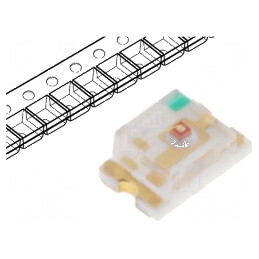 LED SMD 0805 galben-verde 5-9mcd 120° 20mA 70mW | Electronic-mag.ro | Componente Electronice