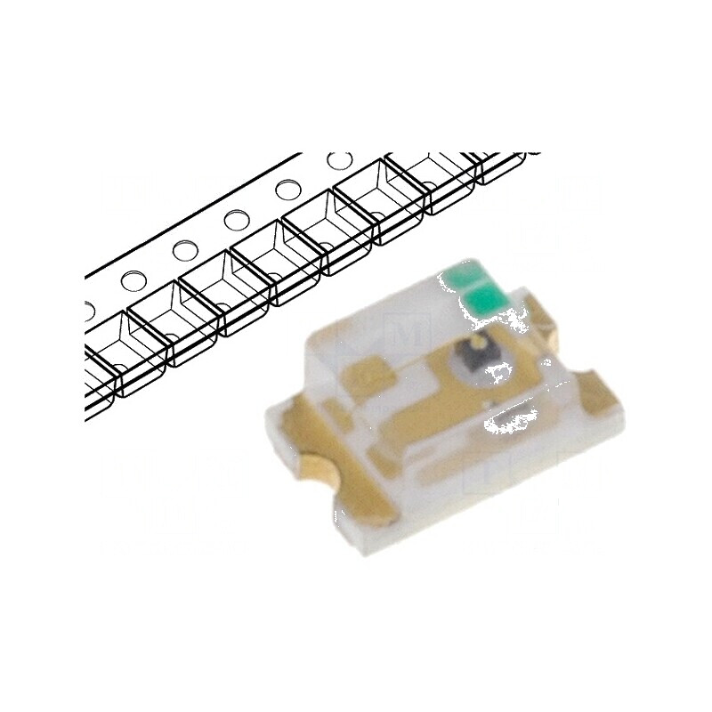 LED SMD 0805 roșie 7-13mcd 120° 20mA 640nm | Electronic-mag.ro | Componente Electronice