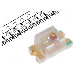 LED SMD 0603 galben-verde 4-8mcd 1,6x0,8x0,8mm 140° 20mA | Electronic-mag.ro | Componente Electronice