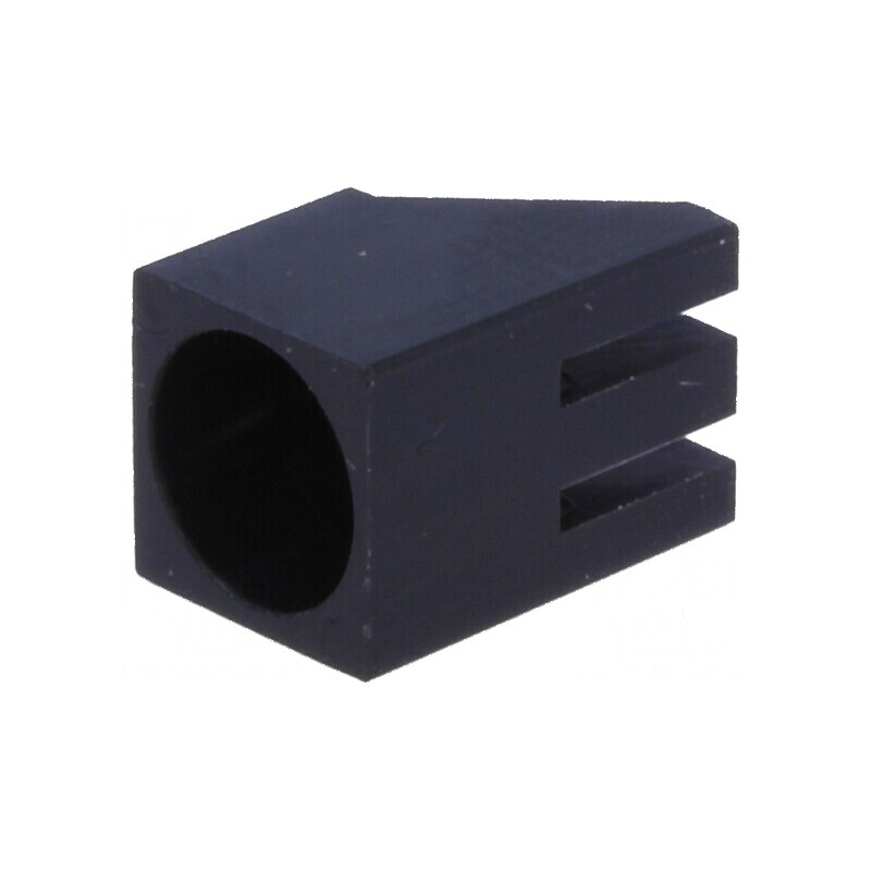 Carcasă diodă LED 5mm unghi negru poliamidă UL94V-2 | Electronic-mag.ro | Componente Electronice Carcasă diodă LED 5mm unghi negru poliamidă UL94V-2 | Electronic-mag.ro | Componente Electronice