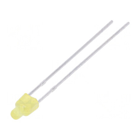 LED galben 2mm 30-70mcd 150° plat | Electronic-mag.ro | Componente Electronice