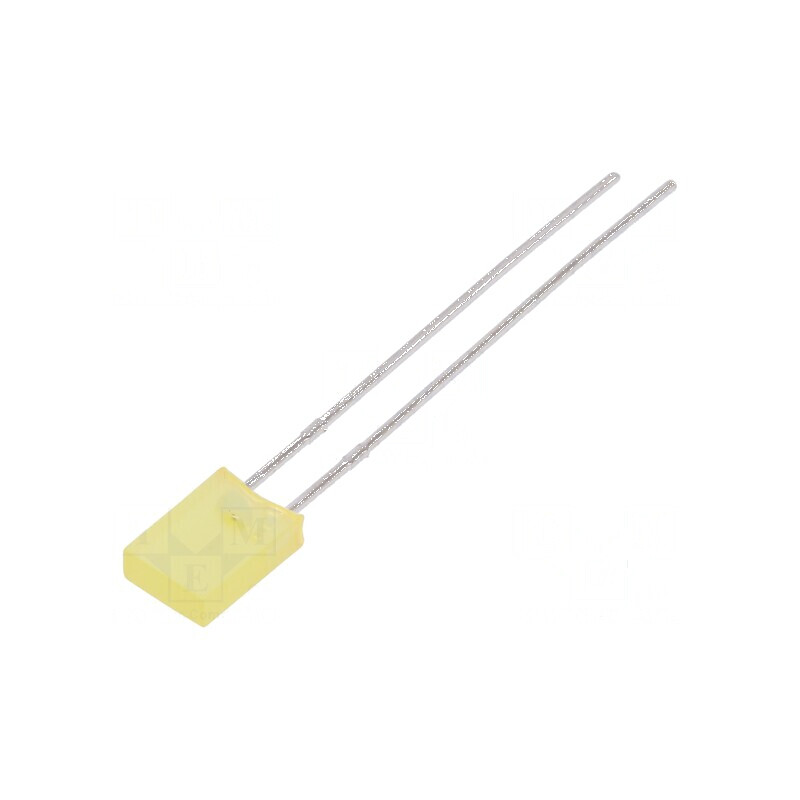 LED dreptunghiular galben 5x2x7,15mm 30÷70mcd 130° 20mA | Electronic-mag.ro | Componente Electronice
