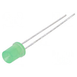 LED 5mm Verde 45-55mcd 150° Concav | Electronic-mag.ro | Componente Electronice