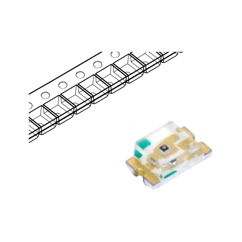 LED SMD 0805 galben 18-180mcd 2x1,25x0,8mm 130° 1,6-2,4V | Electronic-mag.ro | Componente Electronice LED SMD 0805 galben 18-180mcd 2x1,25x0,8mm 130° 1,6-2,4V | Electronic-mag.ro | Componente Electronice